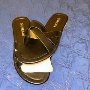 Black sandals